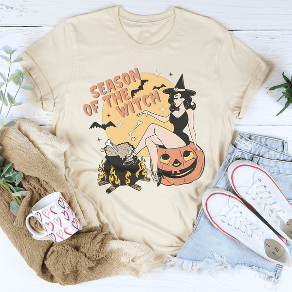 Season Of The Witch Tee Soft Cream / S Peachy Sunday T-Shirt