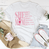 She Is Mom Tee Peachy Sunday T-Shirt