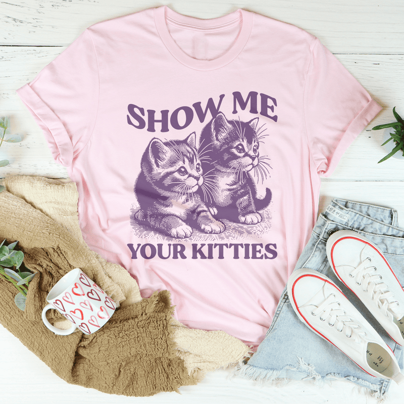 Show me your Kitties Tee Pink / S Peachy Sunday T-Shirt