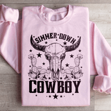 Simmer Down Cowboy Sweatshirt Light Pink / S Peachy Sunday T-Shirt