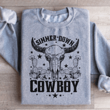 Simmer Down Cowboy Sweatshirt Sport Grey / S Peachy Sunday T-Shirt