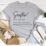 Sister Definition Tee Athletic Heather / S Peachy Sunday T-Shirt