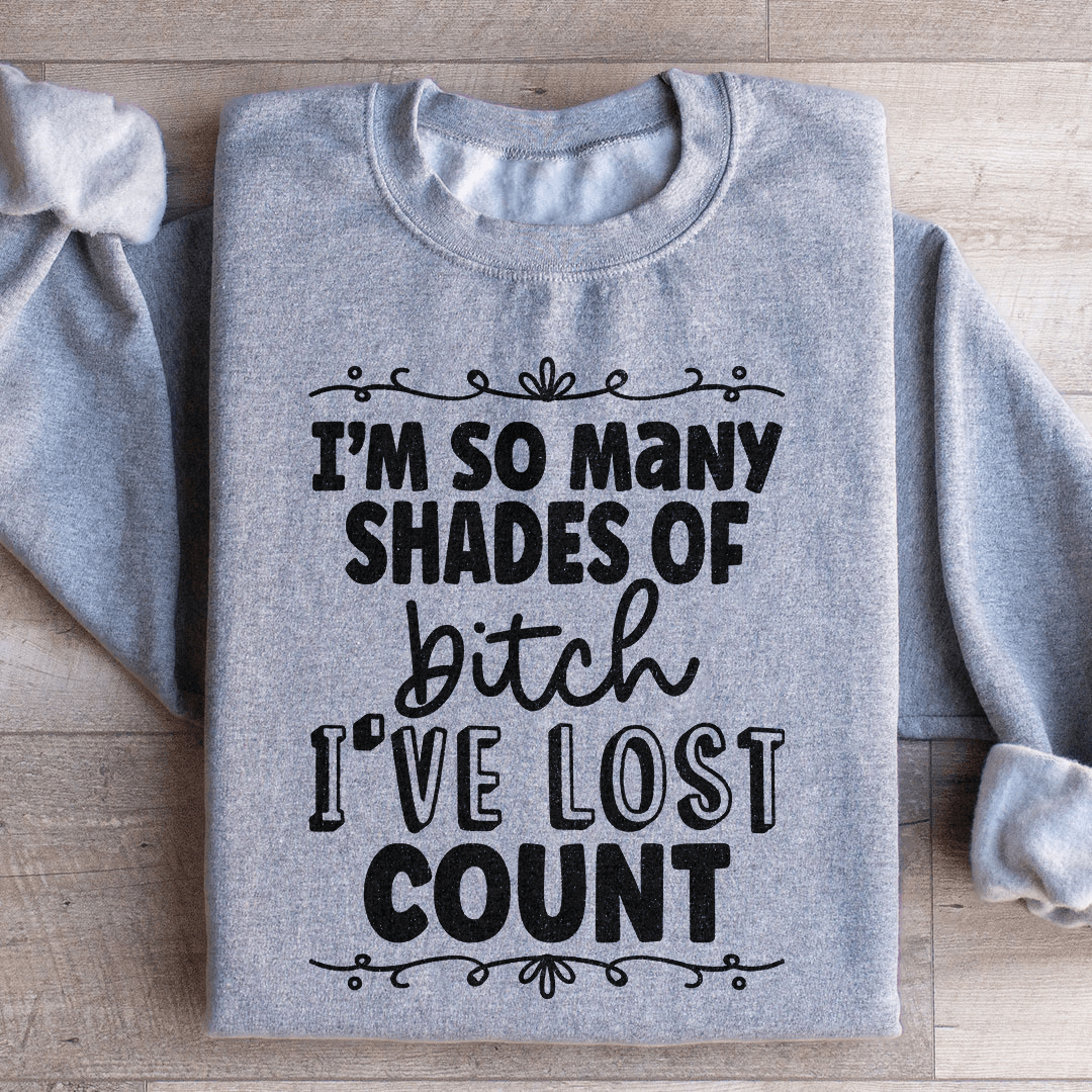 So Many Shades Sweatshirt Sport Grey / S Peachy Sunday T-Shirt