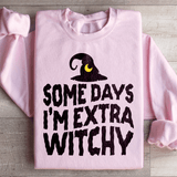 Some Days I'm Extra Witchy Sweatshirt Light Pink / S Peachy Sunday T-Shirt