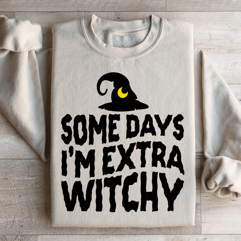 Some Days I'm Extra Witchy Sweatshirt Sand / S Peachy Sunday T-Shirt