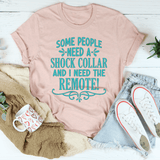 Some People Need A Shock Collar Tee Heather Prism Peach / S Peachy Sunday T-Shirt