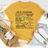 Son Of A Nutcracker The Best Way To Spread Christmas Cheer Tee Mustard / S Peachy Sunday T-Shirt