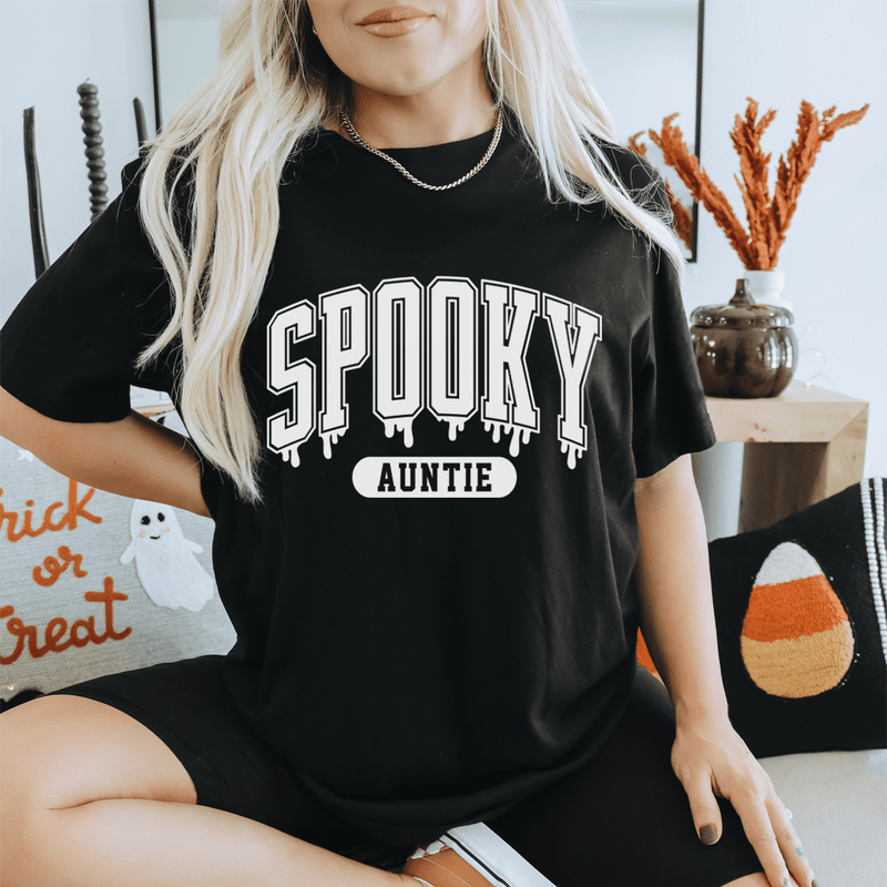 Spooky Auntie Tee Black Heather / S Peachy Sunday T-Shirt