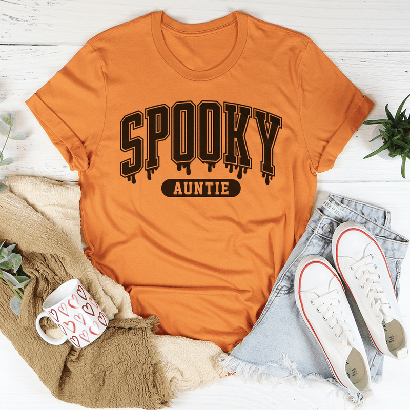 Spooky Auntie Tee Heather Orange / S Peachy Sunday T-Shirt