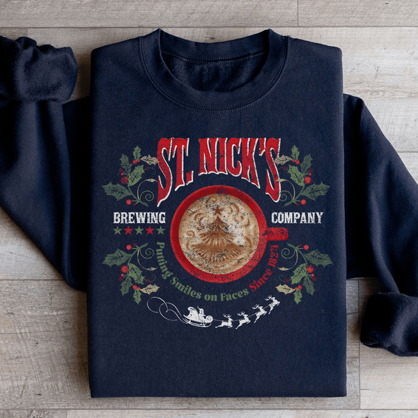 St Nicholas Brewing Co Sweatshirt Black / S Peachy Sunday T-Shirt