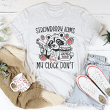 Strawberry Jams But My Clock Don't Tee Ash / S Peachy Sunday T-Shirt