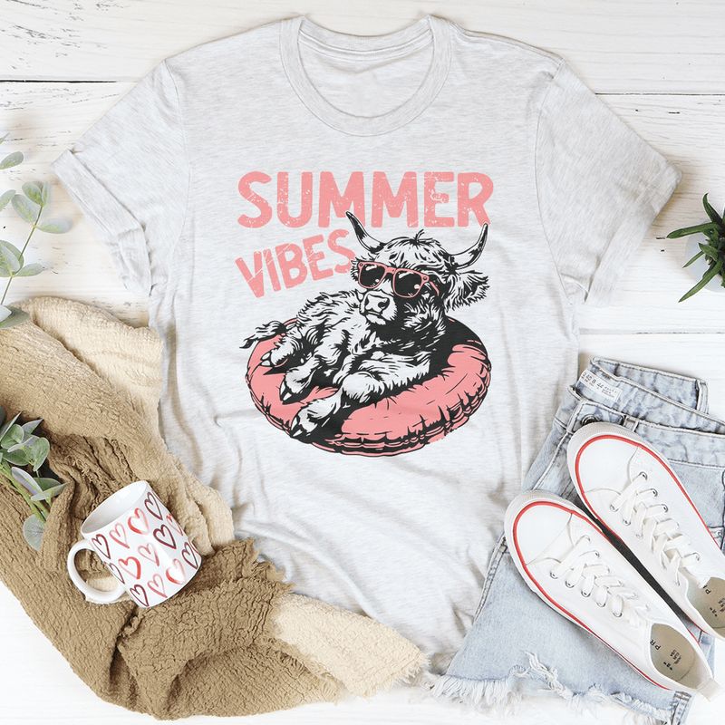 Summer Vibes Tee Ash / S Peachy Sunday T-Shirt