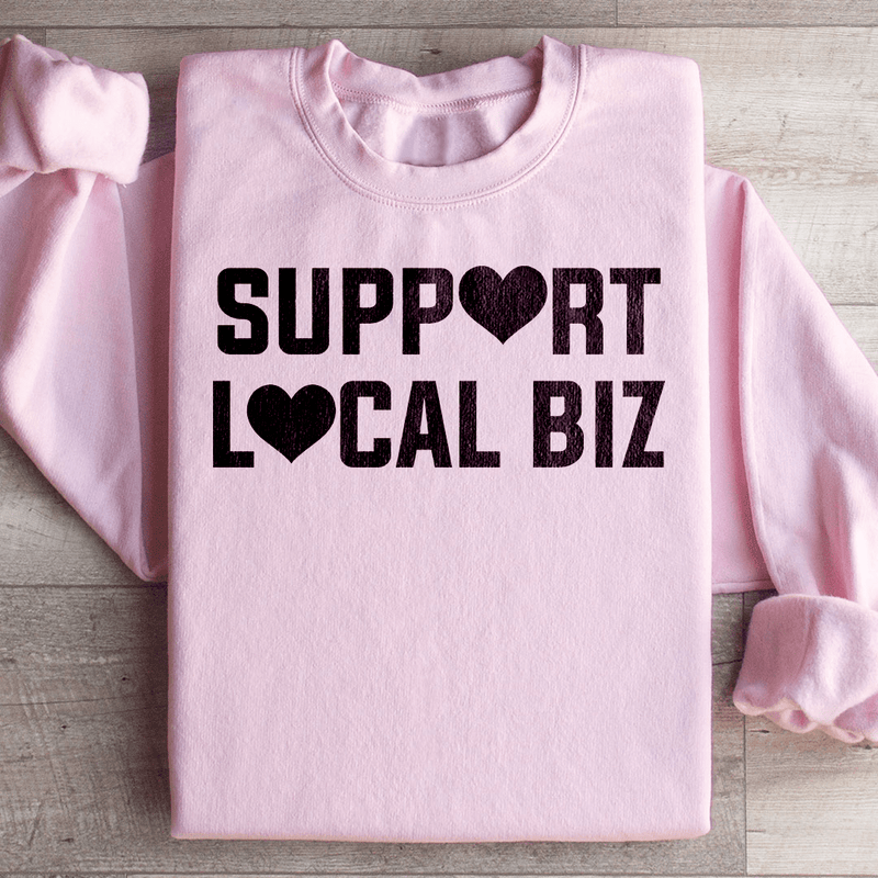 Support Local Biz Sweatshirt Light Pink / S Peachy Sunday T-Shirt