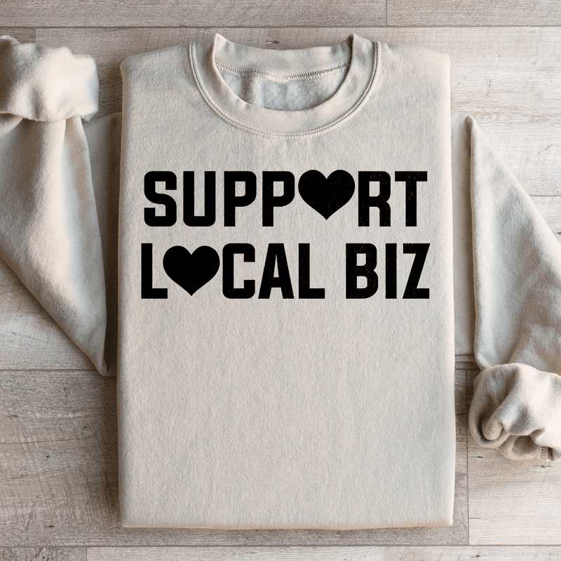 Support Local Biz Sweatshirt Sand / S Peachy Sunday T-Shirt