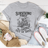 Surviving Purely Out Of Spite Tee Athletic Heather / S Peachy Sunday T-Shirt