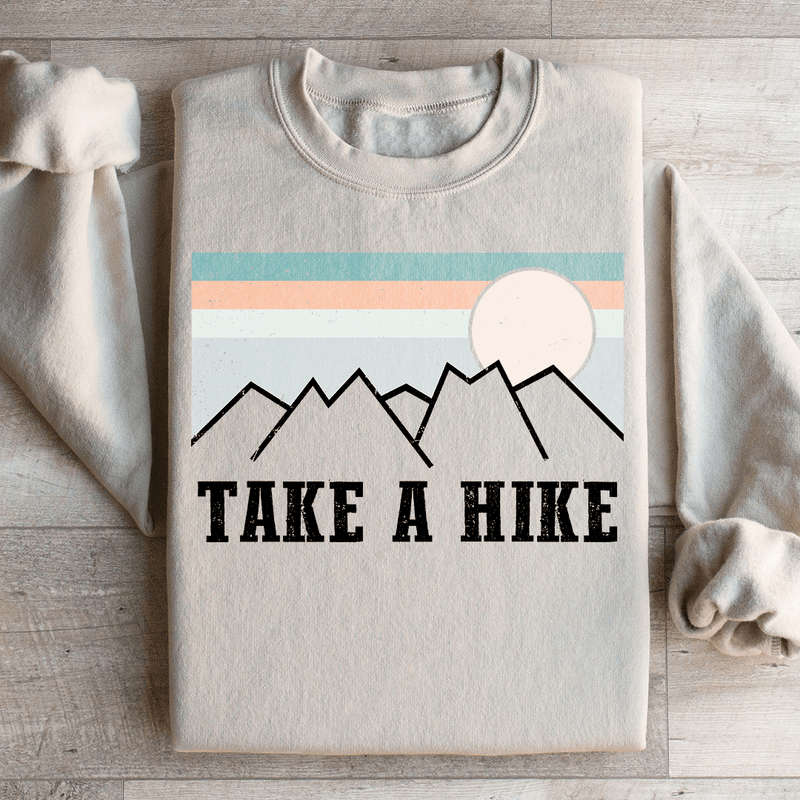 Take A Hike Sweatshirt Sand / S Peachy Sunday T-Shirt