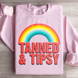 Tanned & Tipsy Sweatshirt Light Pink / S Peachy Sunday T-Shirt