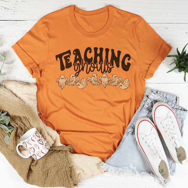 Teaching Ghouls Tee Heather Orange / S Peachy Sunday T-Shirt