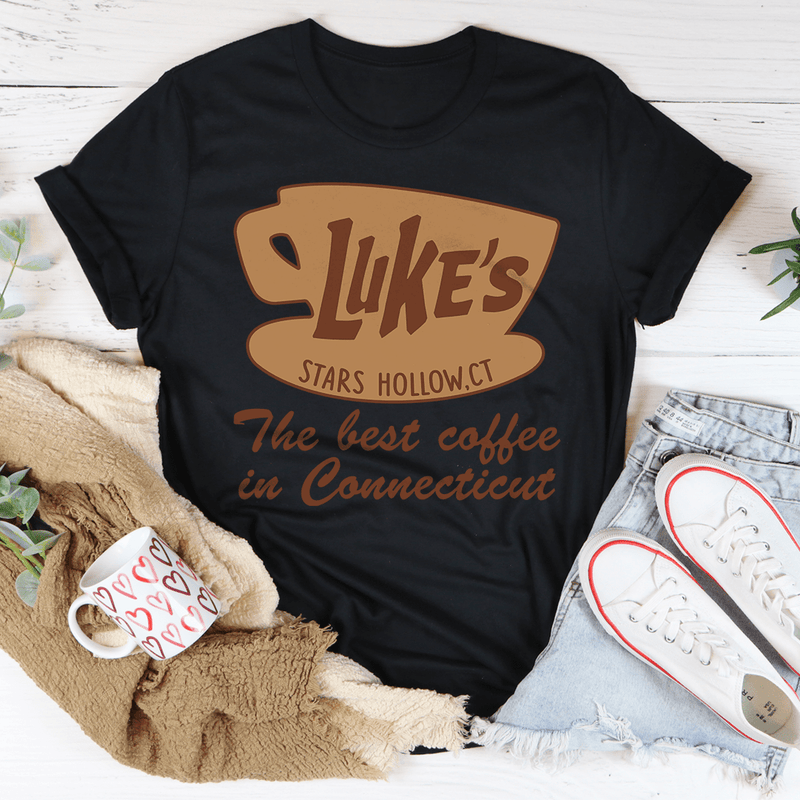 The best coffee in Connecticut Tee Black Heather / S Peachy Sunday T-Shirt