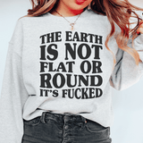 The Earth  Is Not Flat Tee Sport Grey / S Peachy Sunday T-Shirt