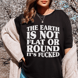 The Earth Isn't Flat Or Round Tee Black Heather / S Peachy Sunday T-Shirt