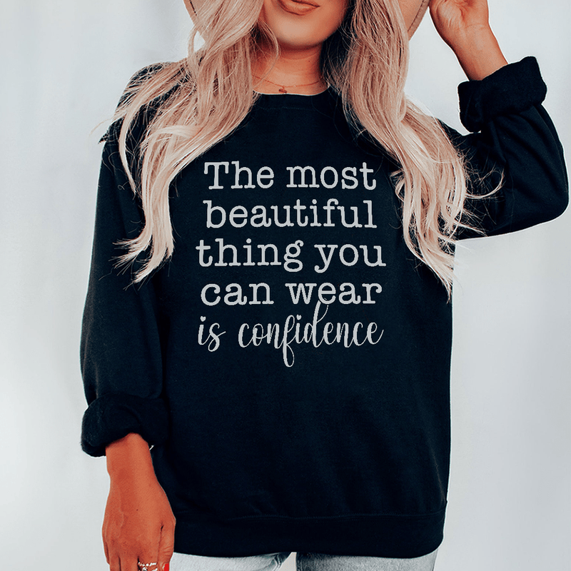 The Most Beautiful Thing Sweatshirt Black / S Peachy Sunday T-Shirt