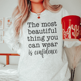 The Most Beautiful Thing Sweatshirt Sport Grey / S Peachy Sunday T-Shirt