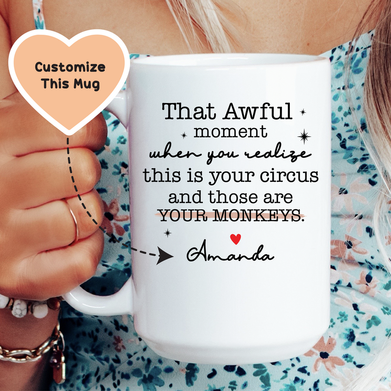 This is Your Circus Custom Mug White / 15 oz printful T-Shirt