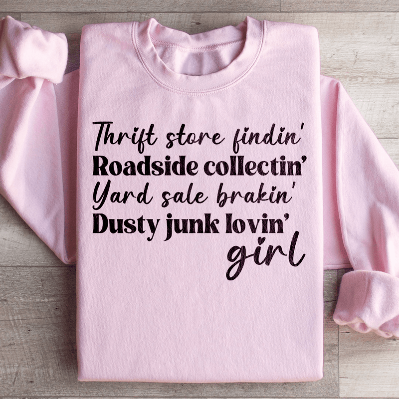 Thrift Store Girl Sweatshirt Light Pink / S Peachy Sunday T-Shirt