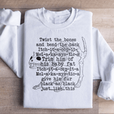 Twist The Bones And Bend The Back Sweatshirt White / S Peachy Sunday T-Shirt