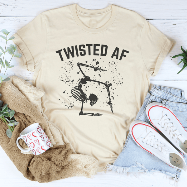 Twisted Af Tee Soft Cream / S Peachy Sunday T-Shirt