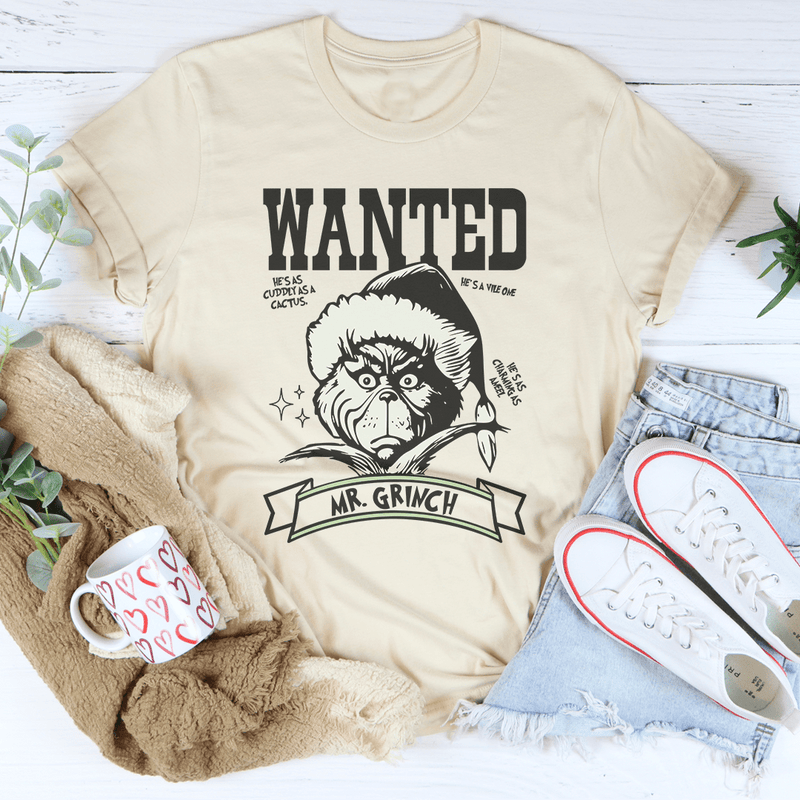 Wanted Grinch Tee Soft Cream / S Peachy Sunday T-Shirt