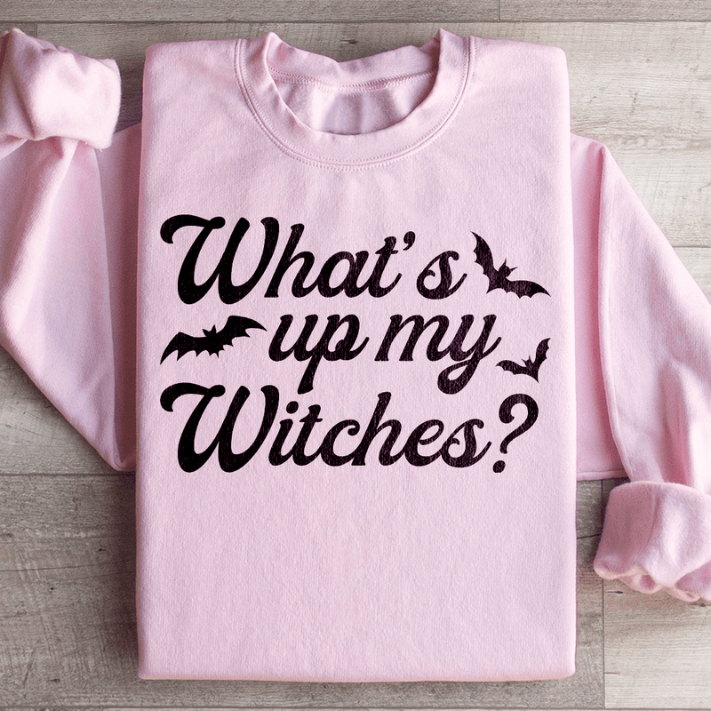 What's Up My Witches Sweatshirt Light Pink / S Peachy Sunday T-Shirt