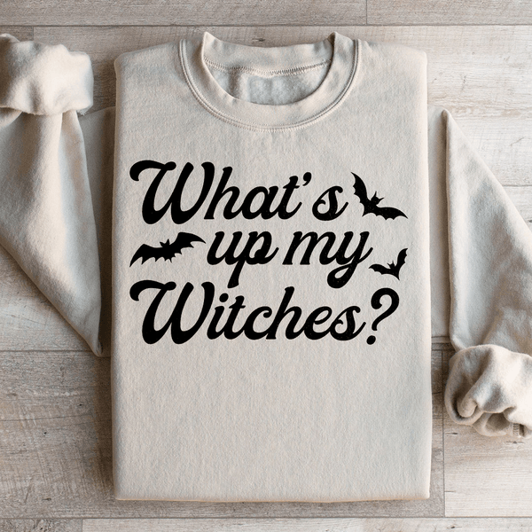 What's Up My Witches Sweatshirt Sand / S Peachy Sunday T-Shirt