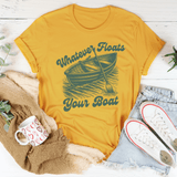 Whatever Floats Your Boat Tee Mustard / S Peachy Sunday T-Shirt