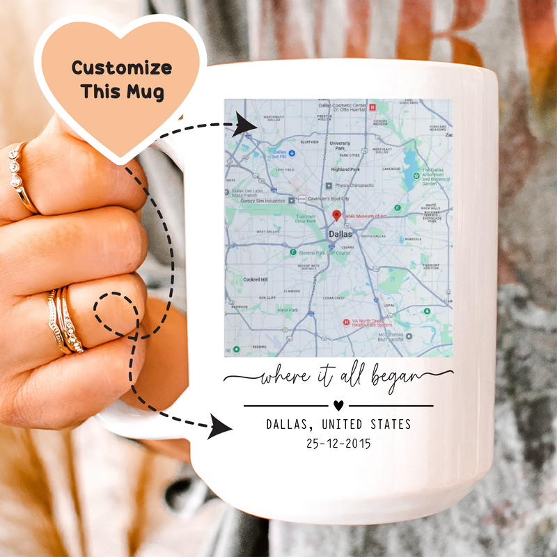 Where It All Began Custom Mug White / 15 oz printful T-Shirt