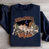 Wild Summer Nights Sweatshirt Black / S Peachy Sunday T-Shirt