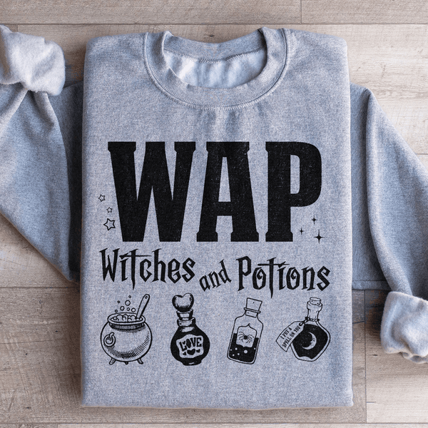 Witches And Potions Sweatshirt Sport Grey / S Peachy Sunday T-Shirt