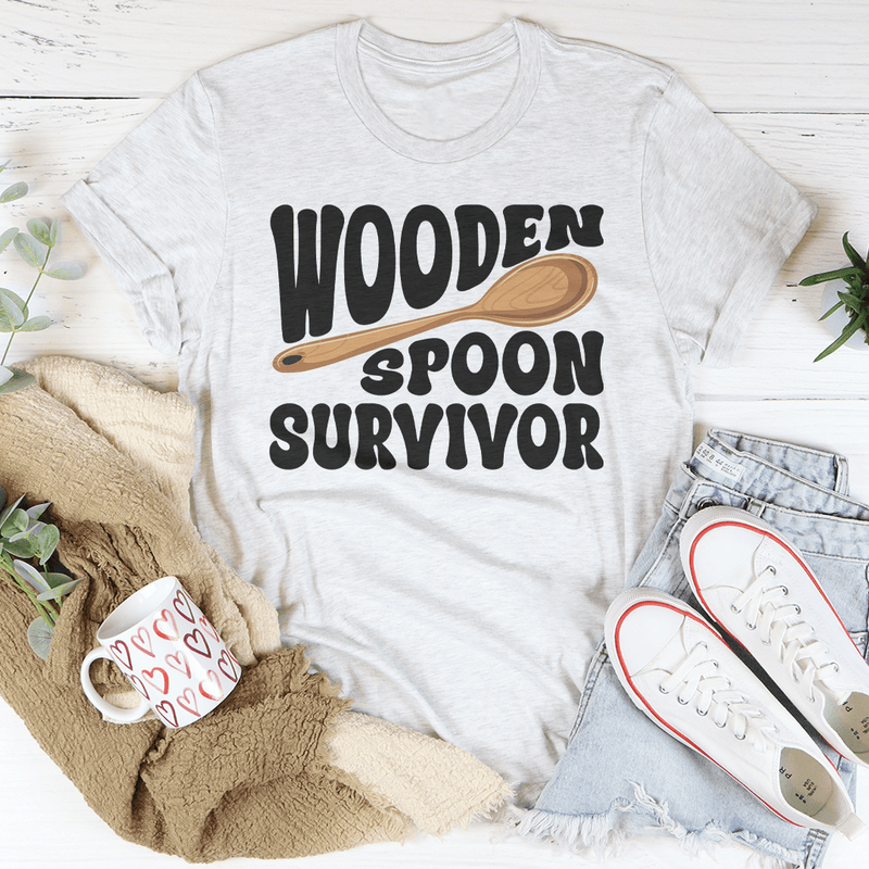 Wooden Spoon Survivor Tee White / S Peachy Sunday T-Shirt