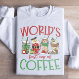 World's Best Cup Of Coffee Sweatshirt White / S Peachy Sunday T-Shirt