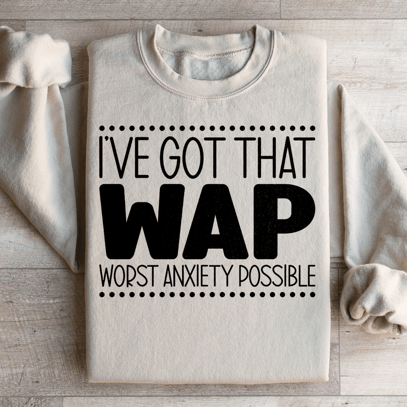 Worst Anxiety Possible Sweatshirt Sand / S Peachy Sunday T-Shirt