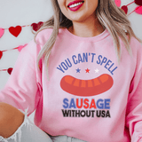 You Can't Spell Sausage Without USA Tee Light Pink / S Peachy Sunday T-Shirt