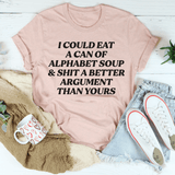 Alphabet Soup Tee Heather Prism Peach / S Peachy Sunday T-Shirt