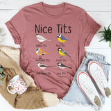 Birds Tee Mauve / S Peachy Sunday T-Shirt