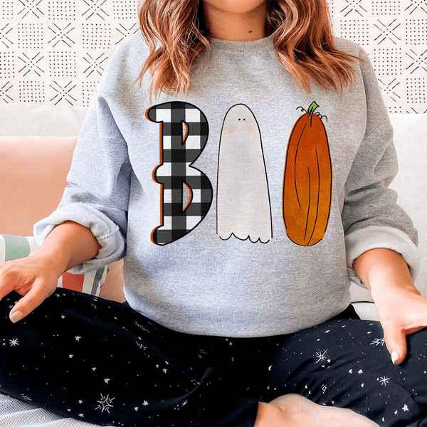 Boo Sweatshirt Sport Grey / S Peachy Sunday T-Shirt