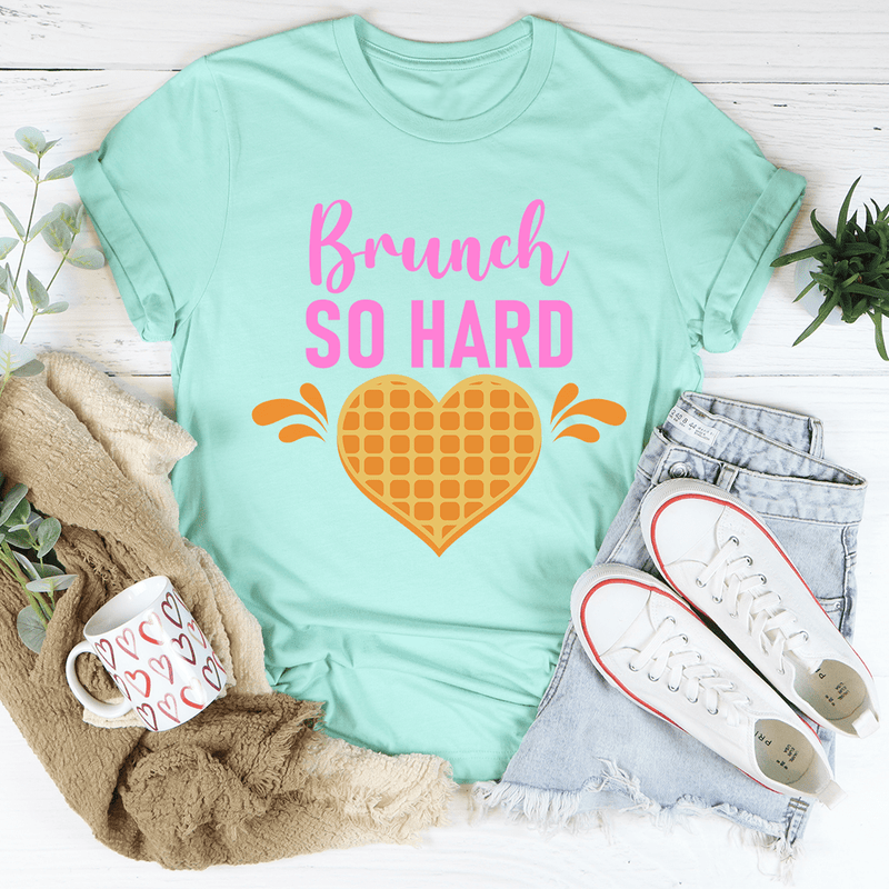 Brunch So Hard Tee Heather Mint / S Peachy Sunday T-Shirt