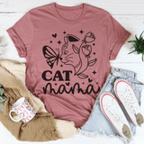 Cat Mama Tee Peachy Sunday T-Shirt