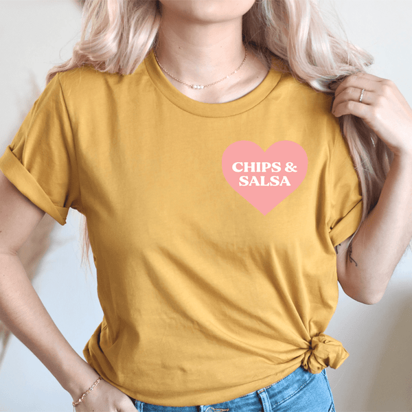 Chips & Salsa Tee Mustard / S Peachy Sunday T-Shirt