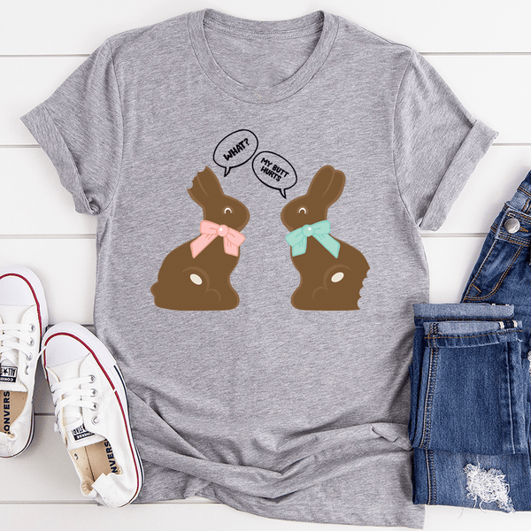 Chocolate Bunny Tee Athletic Heather / S Peachy Sunday T-Shirt