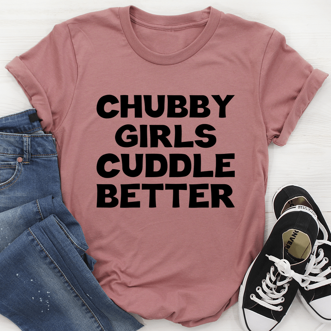 Chubby Girls Cuddle Better Tee Peachy Sunday 8152